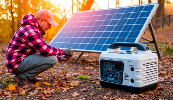 Fall Maintenance Tips for Your Portable Solar Generator